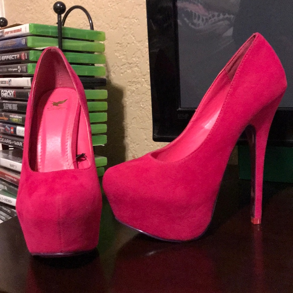 Pink Platform Heels